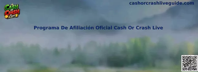 Programa De Afiliación Oficial Cash Or Crash Live