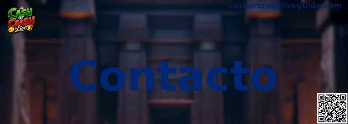 Página de contacto de Cash or Crash Live