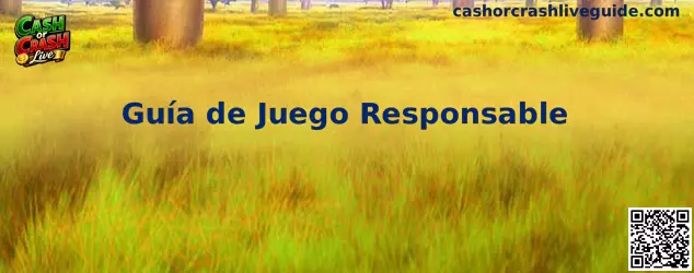 Guía de juego responsable de Cash or Crash Live